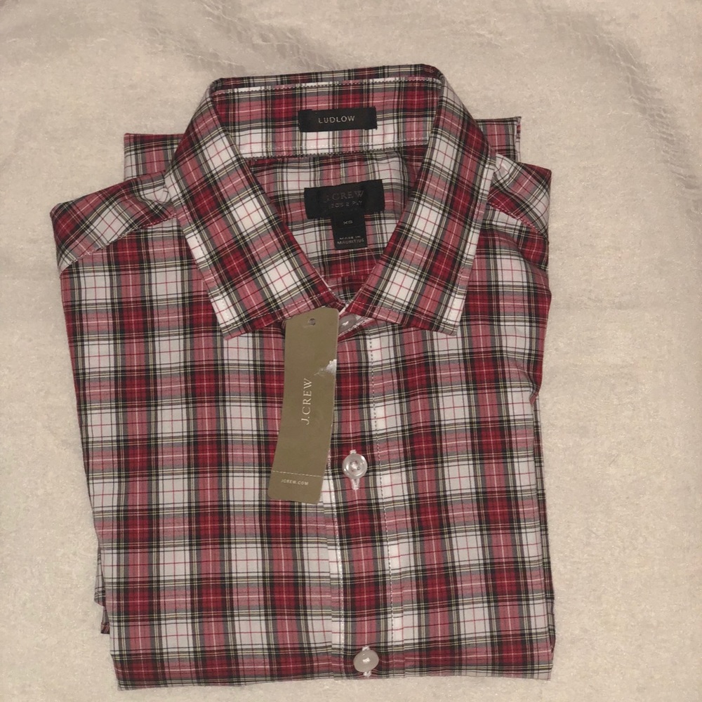 J. Crew Long Sleeve Shirt 🔴⚫️⚪️